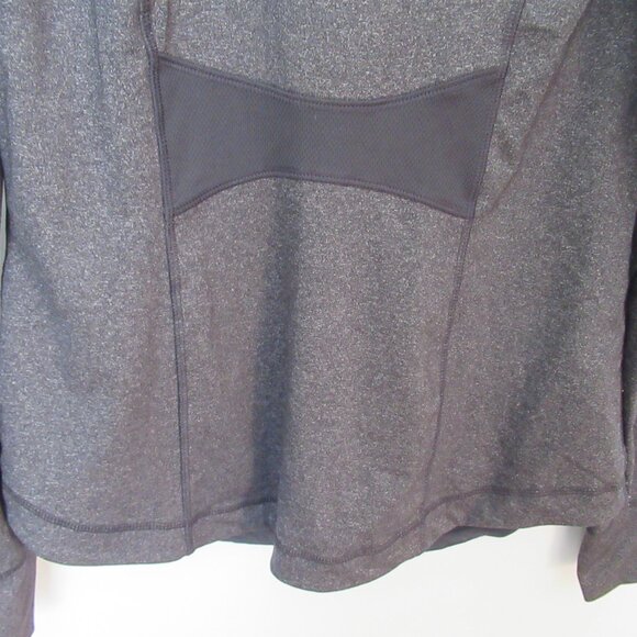 Old Navy Active gray fitted zip front long sleeve windbreaker jacket *Sz L* - Picture 7 of 7